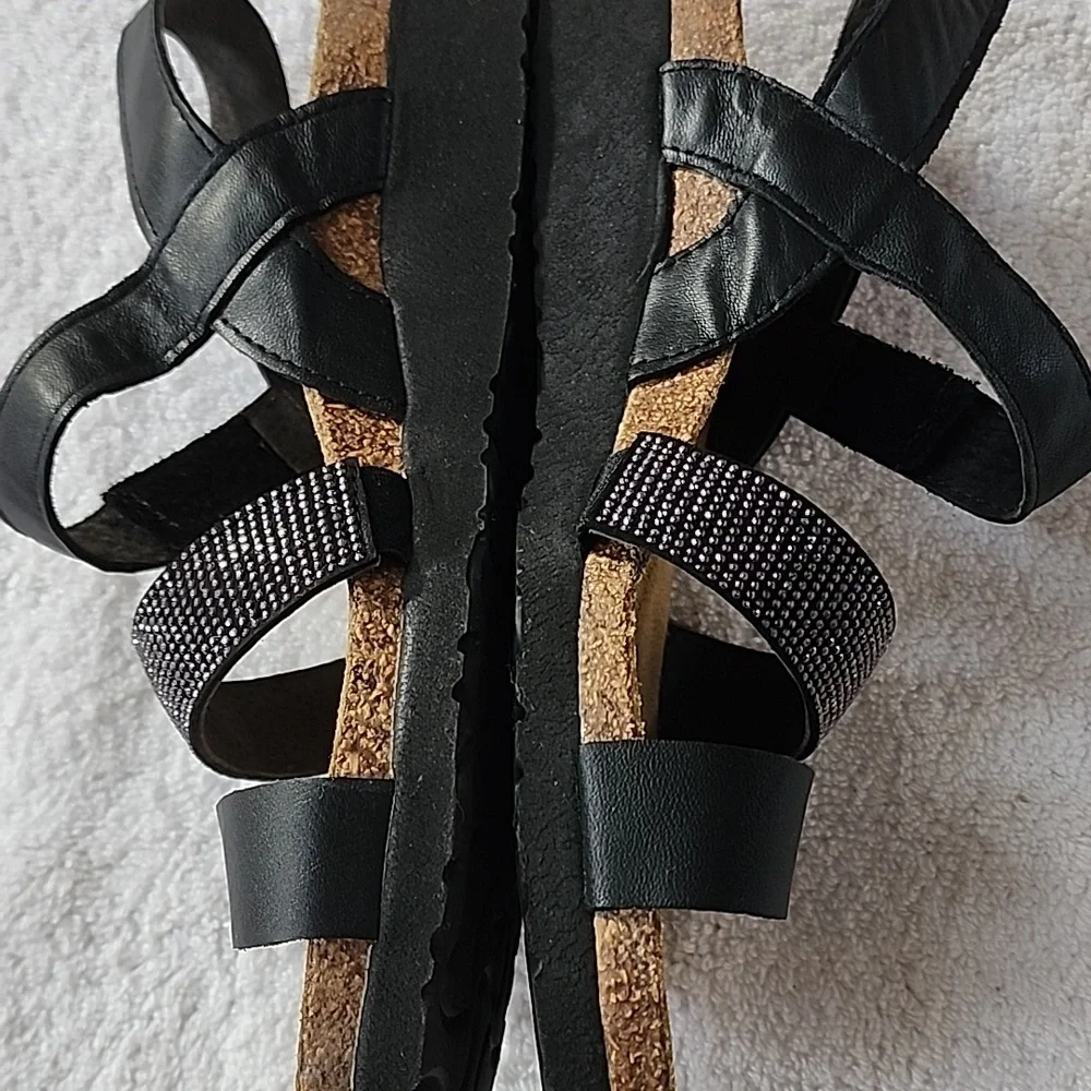 Naot Krisra Womens Black Strappy Sandals Size 8 New Without Tag - Picture 6 of 11